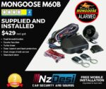 MONGOOSE M60B 4 STAR ALARM INSTALLED & FREE CALLOUT