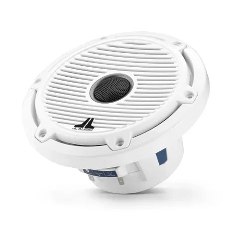JL AUDIO M6-650X-C-GWGW 6.5" MARINE COAXIAL SPEAKERS GLOSS WHITE CLASSIC GRILLE - Image 2