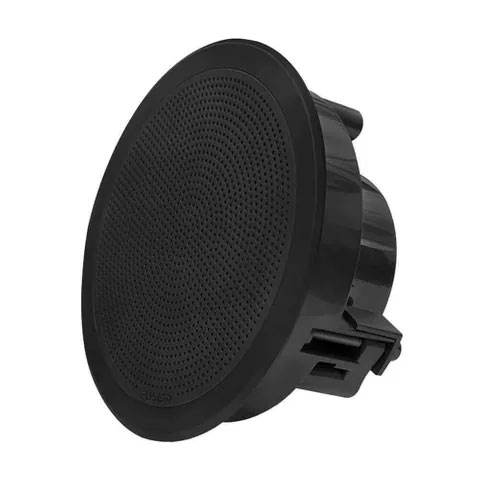 FUSION 6.5" 120-WATT ROUND BLACK FLUSH MOUNT MARINE SPEAKERS - Image 2