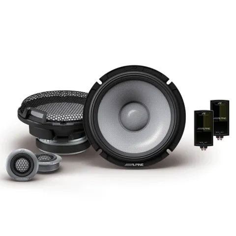 ALPINE (R2 SERIES) 6.5" COMPONENT SPEAKER 2-WAY 100W RMS (PAIR) (WITH GRILLS)