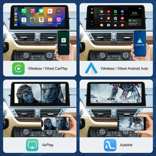 BMW X1 With No System Linux 10.25" Wireless CarPlay & Android Auto Replacement Screen - Image 6
