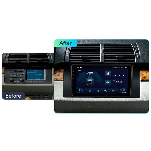 Daiko PRO Multimedia Unit Wireless Carplay Android Auto For BMW X5 E53 1999-2006 - Image 3
