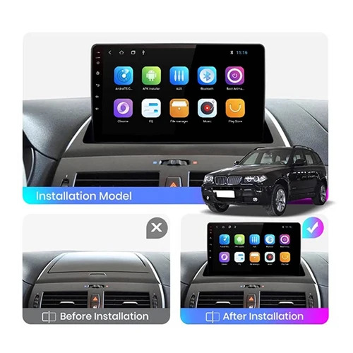 Daiko X Multimedia Unit Wireless Carplay Android Auto For BMW X3 E83 2004-2012 - Image 2