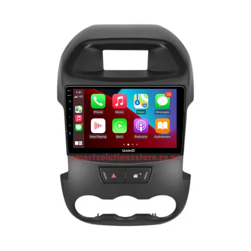 Daiko PRO Car Stereo Wireless Carplay Android Auto For Ford Ranger PX1 Everest 2012-2015