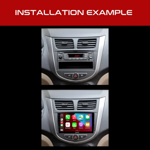 Daiko Multimedia Unit Wireless Carplay Android Auto For Hyundai Accent 2010-2016 - Image 3