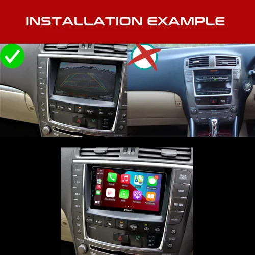 Daiko Multimedia Unit Wireless Carplay Android Auto GPS For Lexus IS250 2005-12 - Image 6