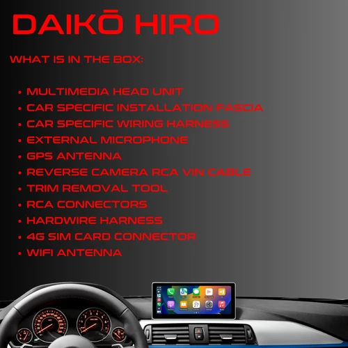 Daiko Hiro Car Stereo Wireless Carplay Android Auto For Ford Ranger Mazda BT-50 2006-2010 - Image 2