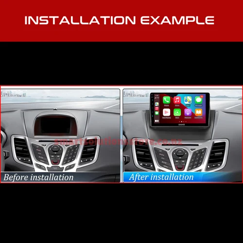 Daiko PRO Car Stereo Wireless Carplay Android Auto For Ford Fiesta 2009-2015 - Image 3