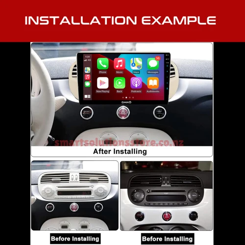 Daiko PRO Car Stereo Wireless Carplay Android Auto For Fiat 500 2007-2015 - Image 3