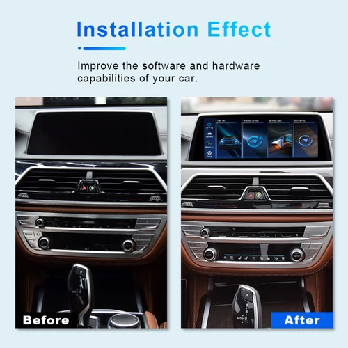 BMW 7 Series With EVO System Linux 12.3" Wireless CarPlay & Android Auto Replacement Screen - Image 3