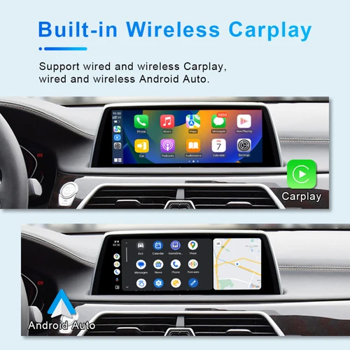 BMW 7 Series With EVO System Linux 12.3" Wireless CarPlay & Android Auto Replacement Screen - Image 4