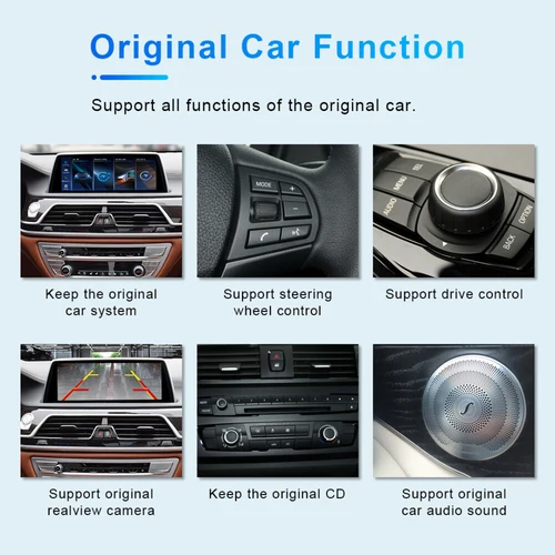BMW 7 Series With EVO System Linux 12.3" Wireless CarPlay & Android Auto Replacement Screen - Image 6