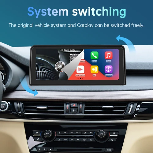 BMW X5 X6 With NBT System Linux 10.25" Wireless CarPlay & Android Auto Replacement Screen - Image 4