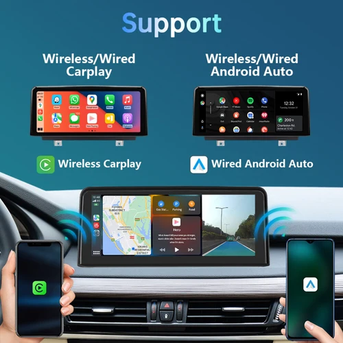 BMW X5 X6 With NBT System Linux 10.25" Wireless CarPlay & Android Auto Replacement Screen - Image 5