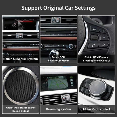 BMW 5 Series With NBT Linux 10.25" Wireless CarPlay & Android Auto Replacement Screen - Image 4