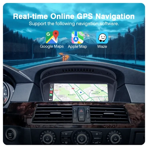BMW 5 Series With CIC Linux 8.8" Wireless CarPlay & Android Auto Replacement Screen - Image 6
