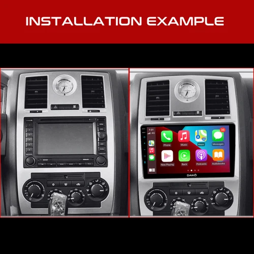 Daiko Ultra Car Stereo Wireless Carplay Android Auto For Chrysler 300C 2005-2010 - Image 2