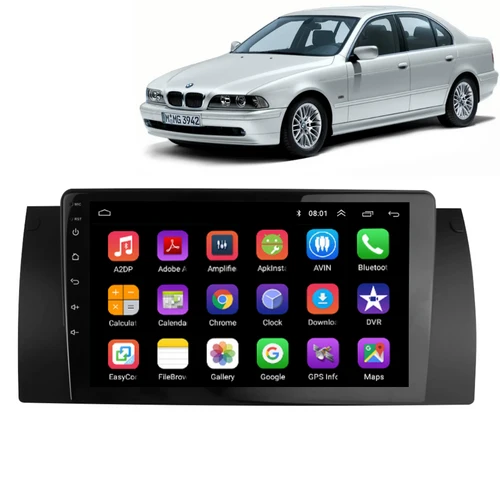 Daiko Car Stereo Wireless Carplay Android Auto For BMW 5-Series E39 1995-2003