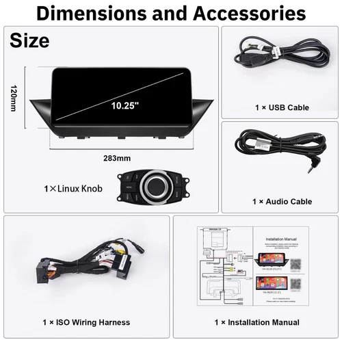 BMW 1 Series CIC Linux 10.25" Wireless CarPlay & Android Auto Screen - Image 2