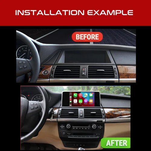 Daiko PRO Car Stereo Wireless Carplay Android 4GB RAM + 32GB Auto For 2007-2009 BMW X5 X6 CCC E70 E71 - Image 6