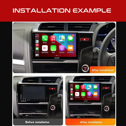 Daiko Car Stereo Carplay Android Auto For Honda Fit Jazz 2013-2018 10 Inch - Image 3
