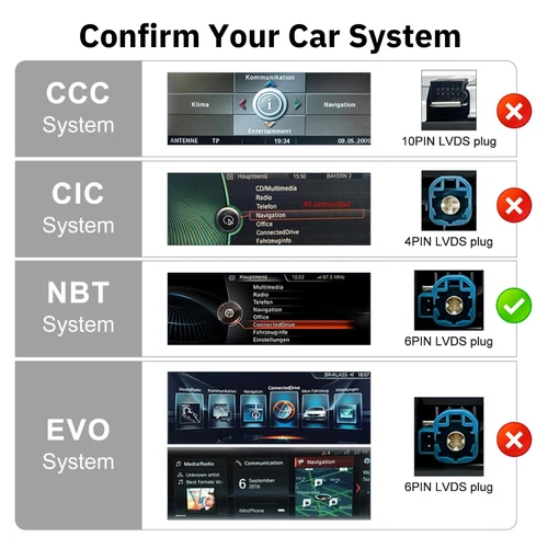 BMW 1 Series NBT Linux 10.25" Wireless CarPlay & Android Auto Screen - Image 6