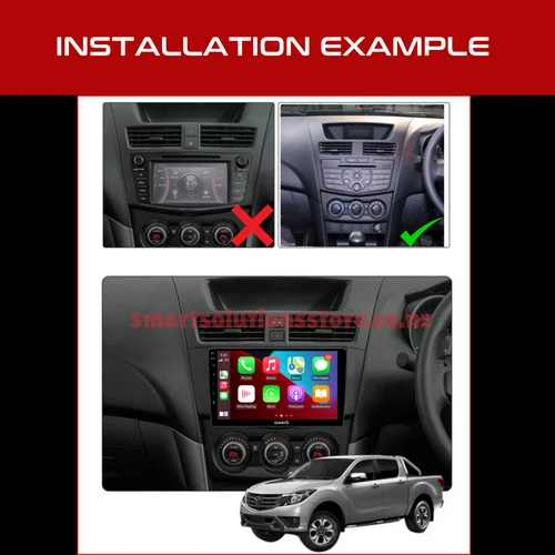Daiko X Multimedia Unit Wireless Carplay Android Auto For Mazda BT50 2012-2017 - Image 3