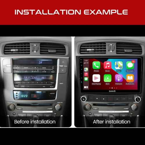 Daiko Ultra Car Stereo Wireless Carplay Android Auto ForLexus IS250 2005-2012 - Image 3