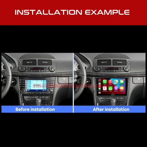 Daiko X Multimedia Unit Wireless Carplay Android Auto For Mercedes Benz E W211 - Image 3