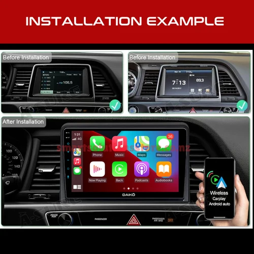 Daiko PRO Car Stereo Wireless Carplay Android Auto For Hyundai Sonata 2018+ - Image 3