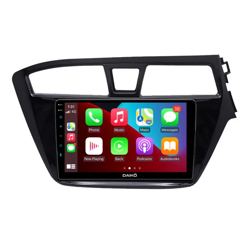 Daiko Multimedia Unit Wireless Carplay Android Auto For Hyundai i20 2017+