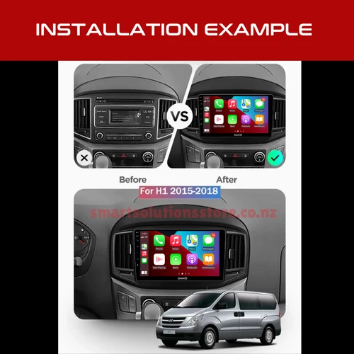 Daiko X Multimedia Unit Wireless Carplay Android Auto For Hyundai iMax iLoad 2015+ - Image 3