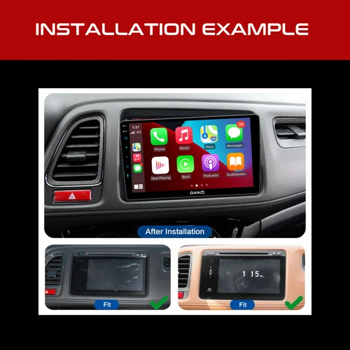 Daiko Ultra Car Stereo Wireless Carplay Android Auto For Honda Vezel HRV 2013-20 - Image 6