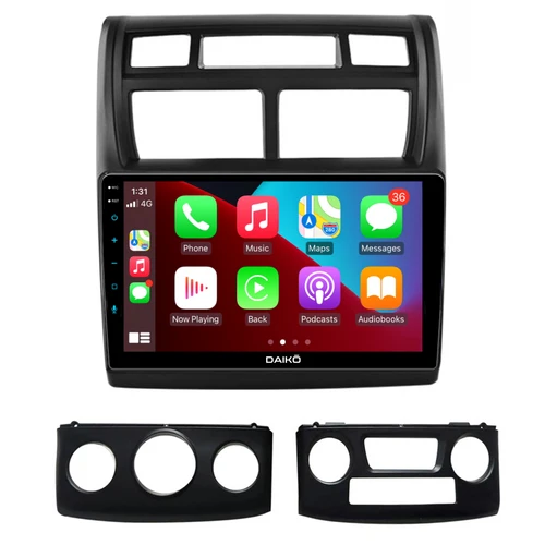 Daiko PRO Car Stereo Wireless Carplay Android Auto For Kia Sportage 2004-2009