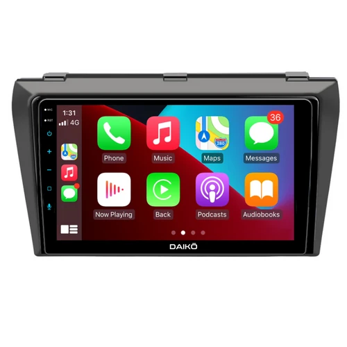 Daiko PRO Car Stereo Wireless Carplay Android 4GB RAM + 32GB Auto For Mazda 3 Axela 2004-2009