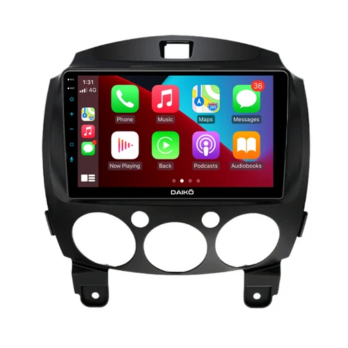 Daiko X Multimedia Unit Wireless Carplay Android 2GB RAM + 32GB Auto For Mazda 2 Demio 2007-13