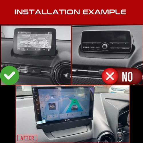 Daiko Car Stereo Carplay Android Auto For Mazda Cx-3 Mazda 2 Demio 2014-2019 WITH FACTORY SCREEN - Image 3