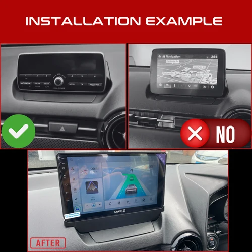Daiko X Car Stereo Carplay Android Auto For Mazda Cx-3/Mazda 2/ Demio 2014-2019 NO SCREEN DASHBOARD - Image 3