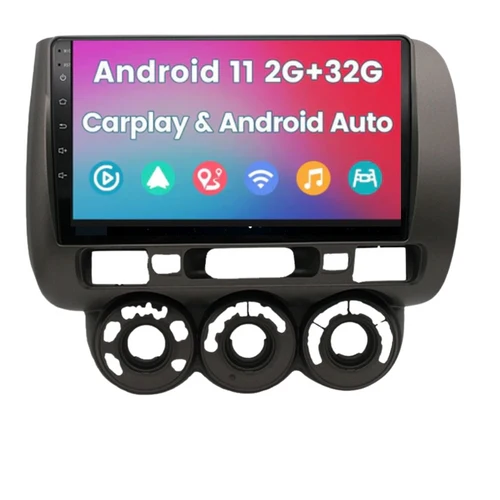 Daiko X Car Stereo Wireless Carplay Android Auto For Honda Fit Jazz 2001-2008