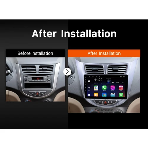 Daiko PRO Car Stereo Wireless Carplay Android Auto For Hyundai Accent 2010-2016 - Image 3